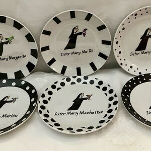 Set of Whimsy Collection Dessert / Canapé Plates